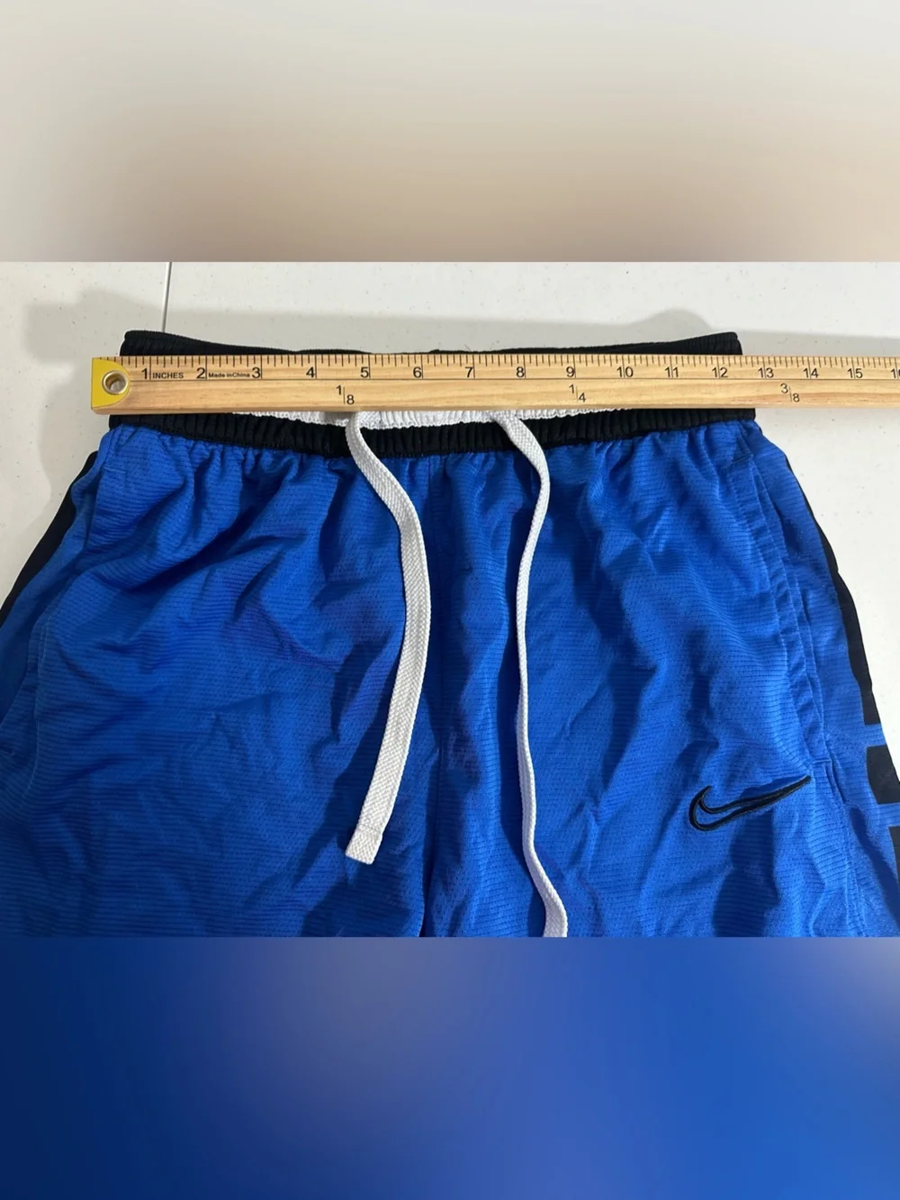 Nike DRI-FIT Blue Boys small Basketball Training Gym Shorts casual